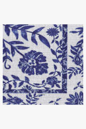 Fontaine Delft Blue Outdoor Rug - 245x305 - Machine Washable Area Rug - Kid & Pet Friendly - Indoor Rugs - Ruggable - thumbnail 4