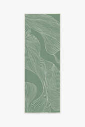 Sana Laurel Green Outdoor Rug - 75x305 - Machine Washable Area Rug - Kid & Pet Friendly - Indoor Rugs - Ruggable - thumbnail 2