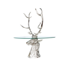 Deer Glass Table 90cm - thumbnail 1