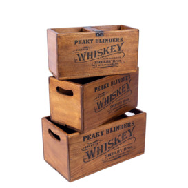 Set of 3 Nesting Whiskey Boxes - Peaky Blinders - thumbnail 2
