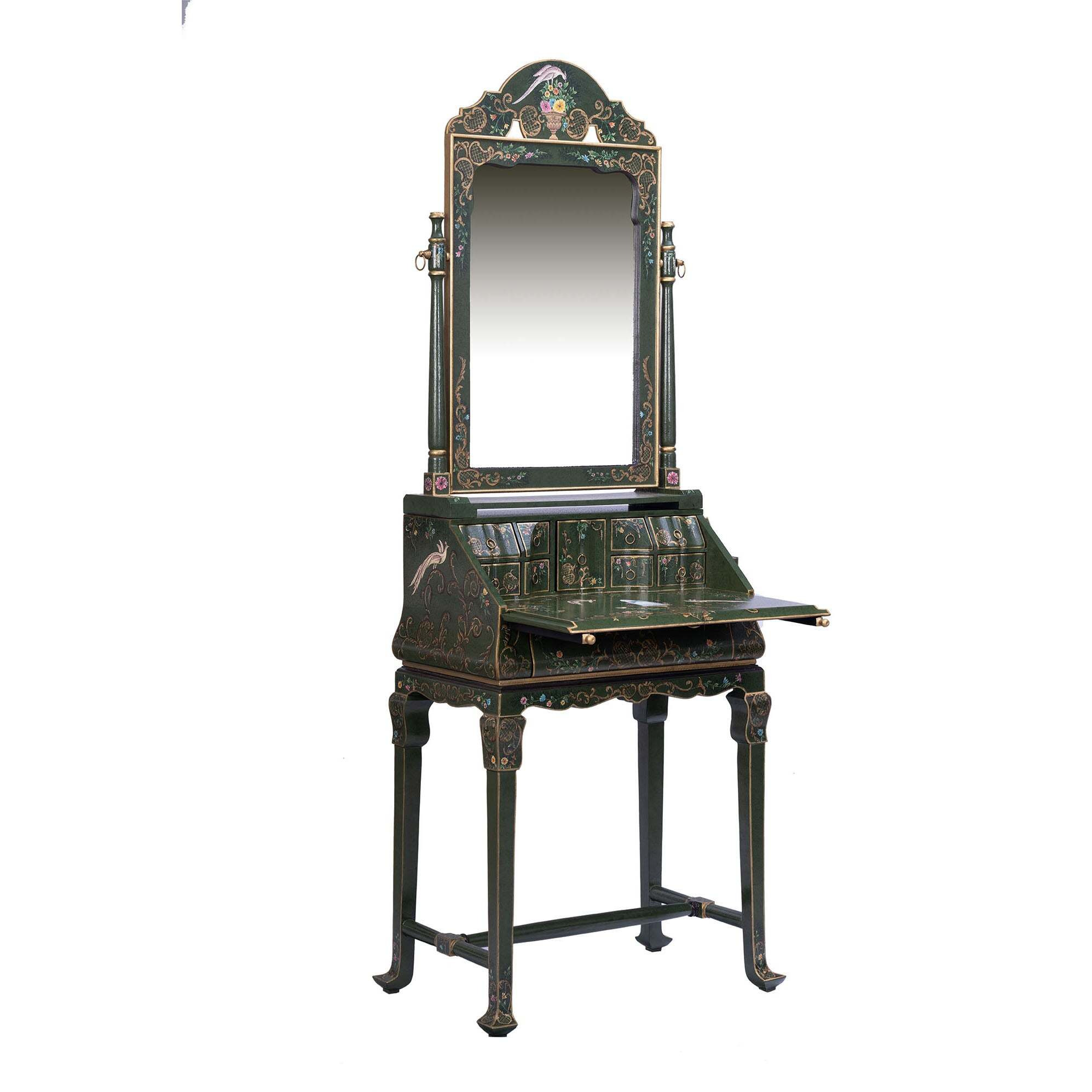 Green Fountain Design Dresser with Mirror - image 1