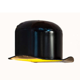Bowler Hat Style Wall Mounted Lamp - thumbnail 1