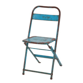 Coloured Iron Folding Chair - thumbnail 2
