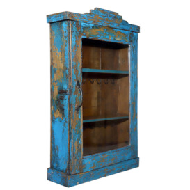 Antique Cabinet with Hooks & Shelves - thumbnail 2