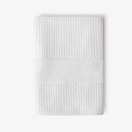 Airsense Waffle 100% Turkish Cotton Bath Towel, White