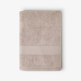 Aqua Fibro Extra Soft 100% Turkish Cotton Bath Towel, Beige