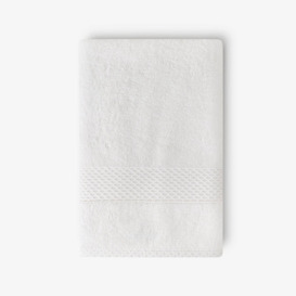 Aqua Fibro Extra Soft 100% Turkish Cotton Bath Towel, White