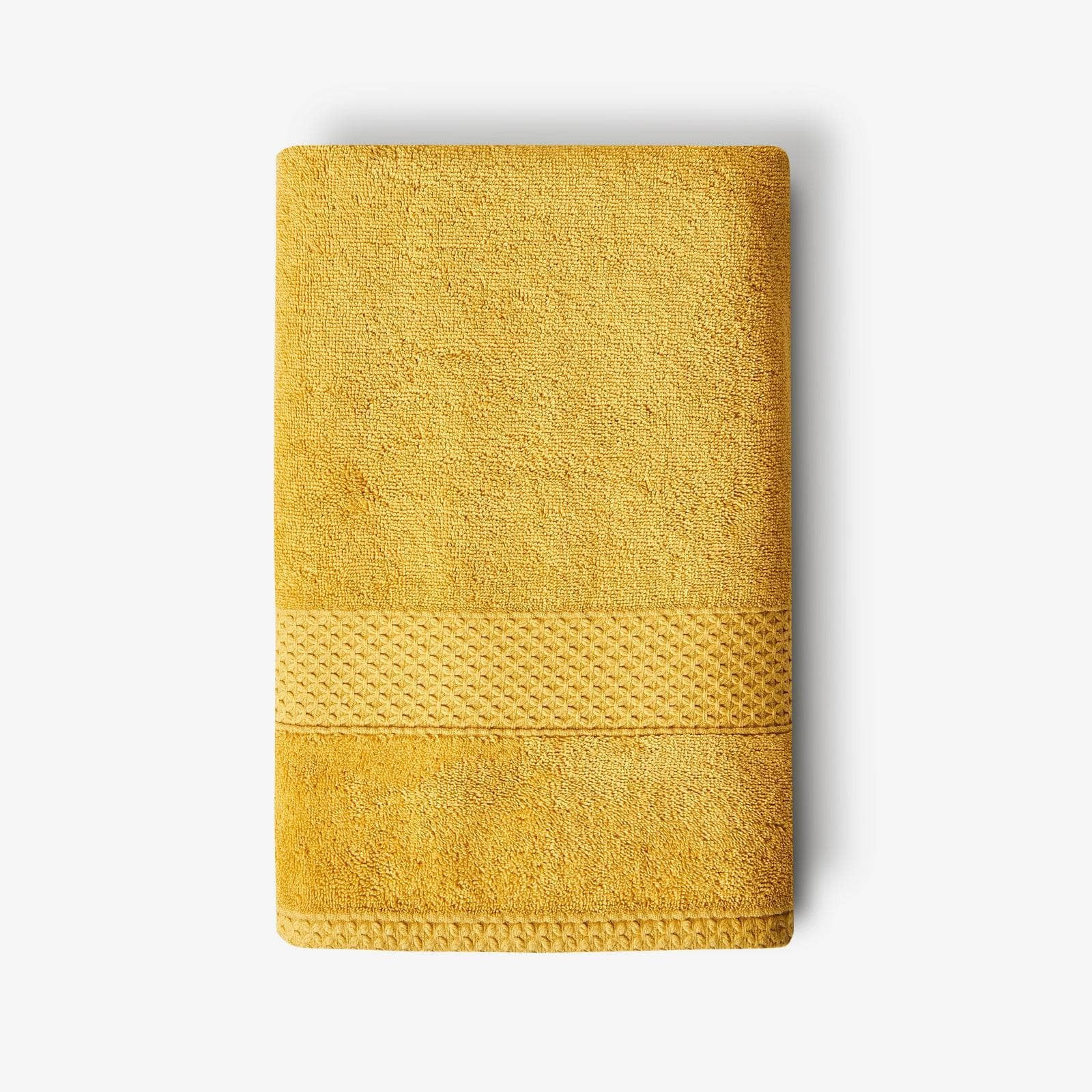 Aqua Fibro Extra Soft 100% Turkish Cotton Bath Towel, Mustard