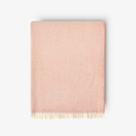 Isaac Triangle Casual Soft Throw, Pink, 140x190 cm