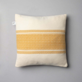 Mediterranean Striped Cushion Cover, Mustard