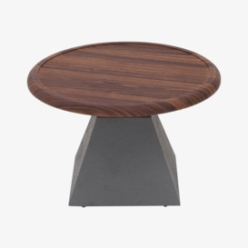 Anders Concrete Look Coffee Table, Wood