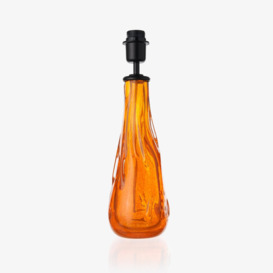 Denali Glass and Shade Table Lamp, Orange