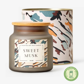 Sweet Musk Candle, Charcoal, 410 g