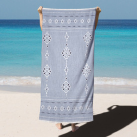 Bellus Beach Towel, Blue
