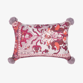 Paula Rectangular Cushion, Grey - Multicoloured,40x60 cm