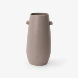 Langton Ceramic Vase, Taupe, S