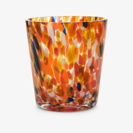 Brillante Hand-blown Vase, Multicoloured, S