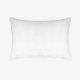 Small Rectangular Cotton Cushion Pad, White, 35x50 cm
