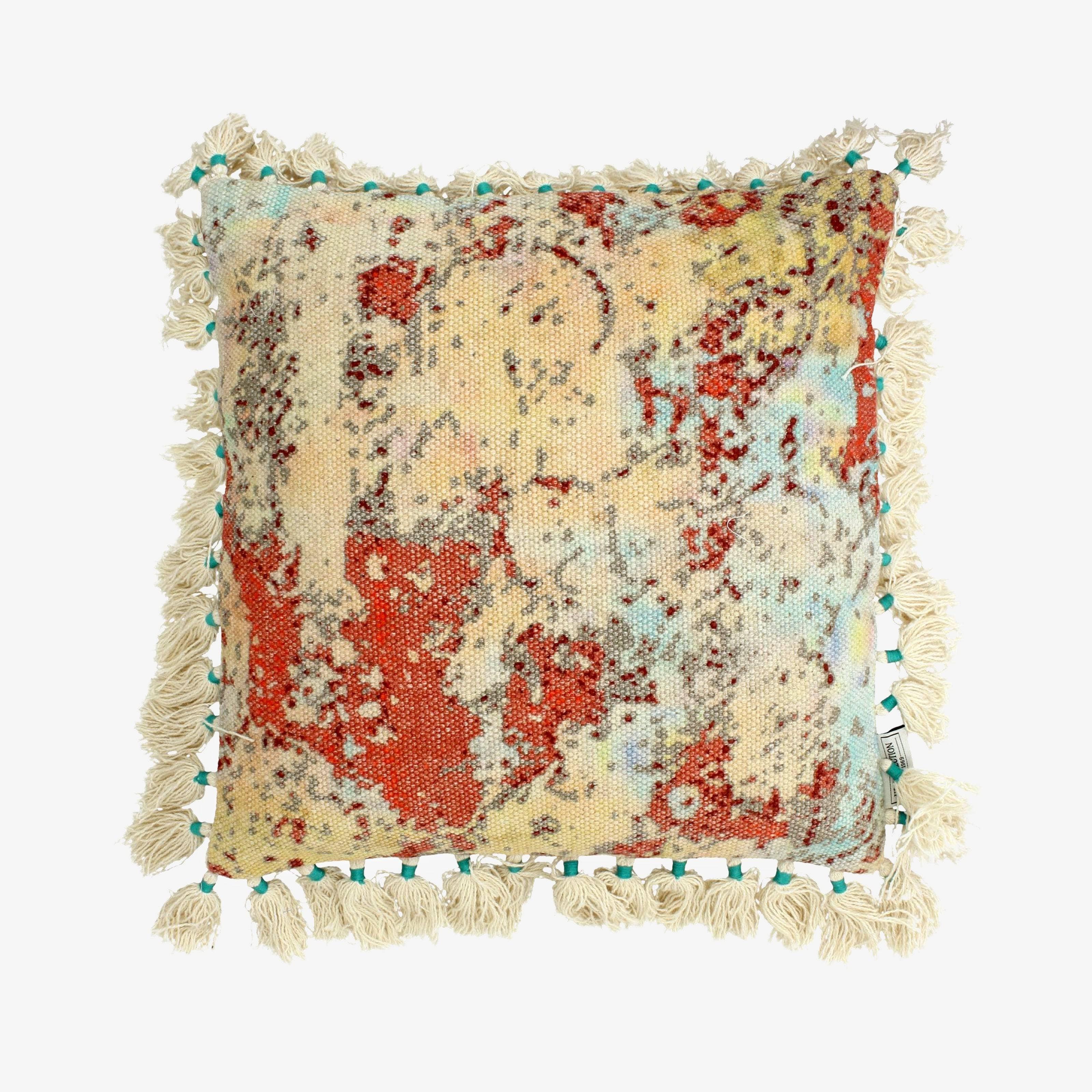 Allegra Square Cushion, Orange, 45x45 cm