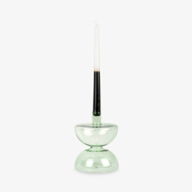 Duplik Candle Holder, Glass, Jungle Green, L