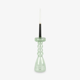 Ludou Candle Holder, Glass, Jungle Green, L