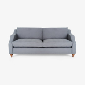 Kristal 3 Seater Linen Sofa, Grey - Final Sale