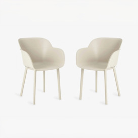 Chez Set of 2 Dining Chairs, Beige