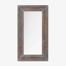 Lui Wooden Floor Mirror, Dark Grey, 60x110 cm