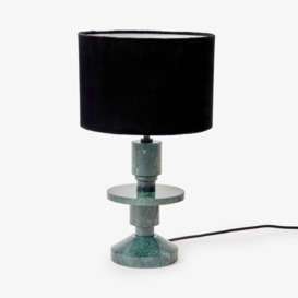 Gioia  Table Lamp, Black - Green