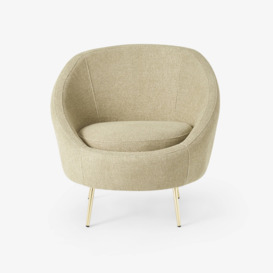 Doro Cotton Accent Tub Chair, Green