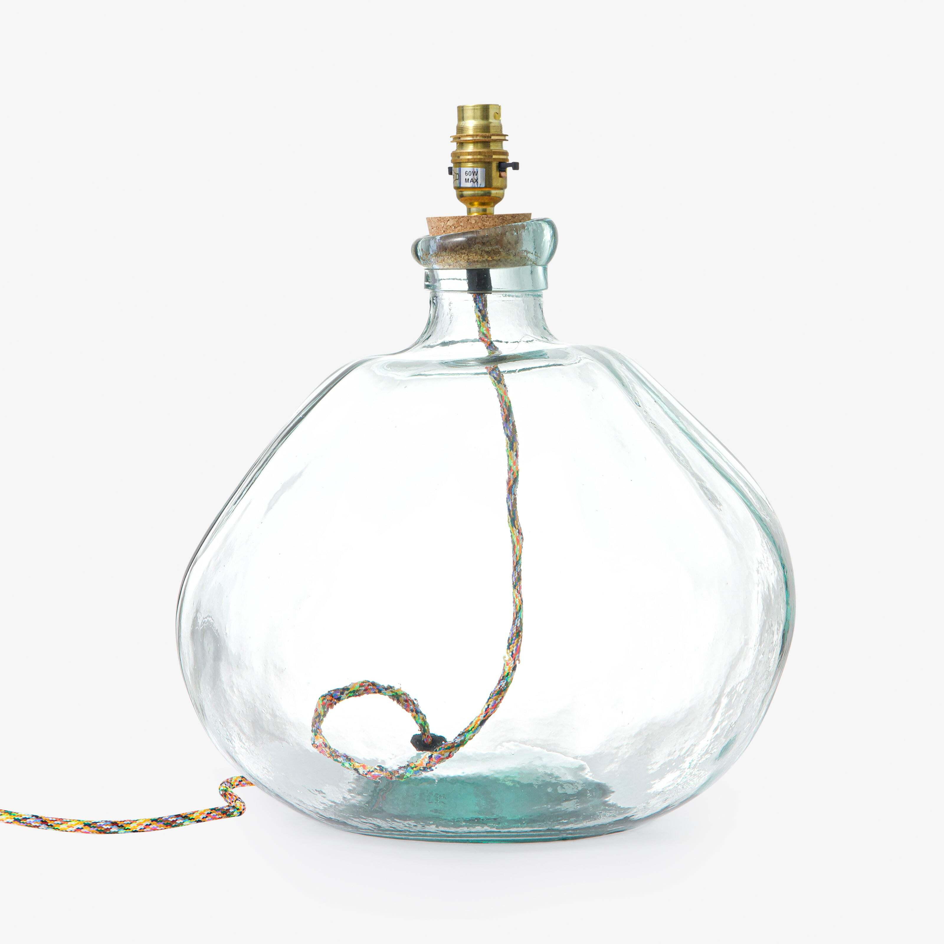 Nebula Glass Bubble Table Lamp, Clear, 39 cm