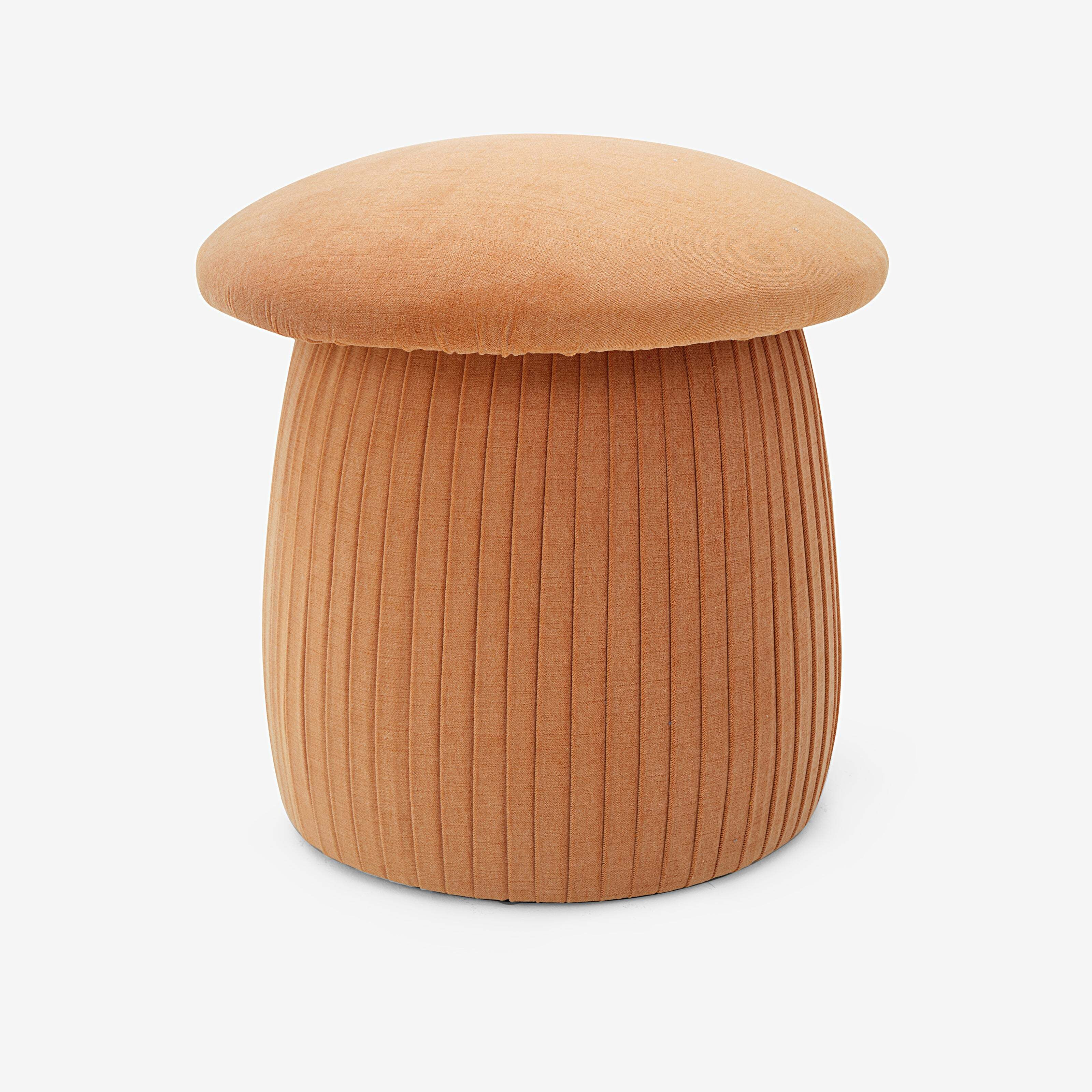 Mushroom Pouffe, Orange