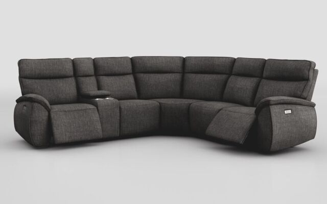 Solara 2 Corner 2 Power with Regular Storage Console - poltronesofà at ScS