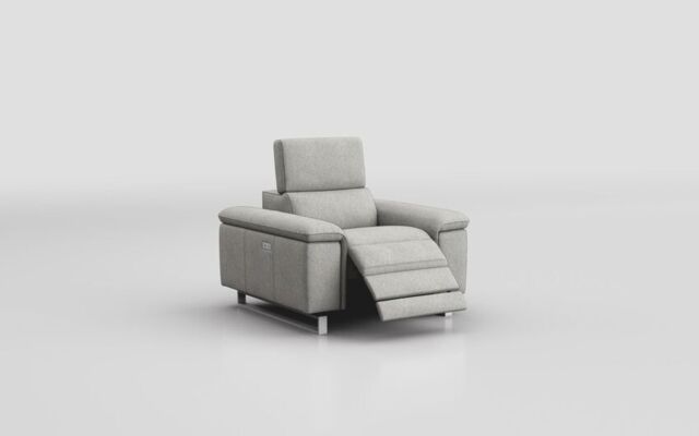 Viserba Power Recliner Chair with Manual Head Tilt - poltronesofà at ScS