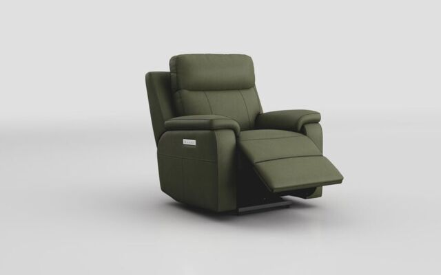 Calboli Power Recliner Chair with Power Head Tilt & Lumbar - poltronesofà at ScS