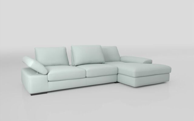 Savazza 4 Seater Sofa with Adjustable Back Rest Right Hand Facing Lounger  - poltronesofà at ScS