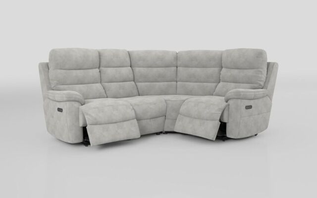 Ossett 2 Corner 1 Power Sofa with Head Tilt - poltronesofà at ScS