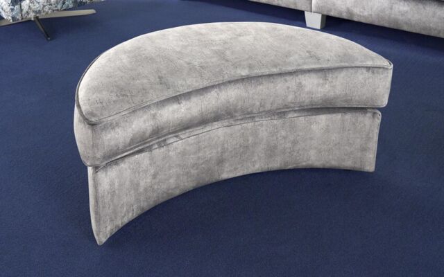 Living Esme Fabric Twister Footstool  - poltronesofà at ScS
