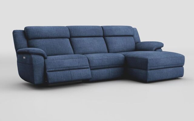 Sarsina 3 Seater Sofa Left Hand Facing Power & Right Hand Facing Lounger with Head Tilt - poltronesofà at ScS