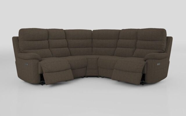 Ossett 2 Corner 2 Power Sofa with Head Tilt - poltronesofà at ScS