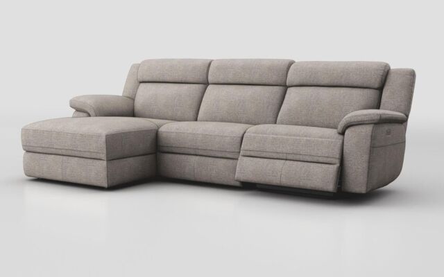 Sarsina 3 Seater Sofa Right Hand Facing Power & Left Hand Facing Lounger - poltronesofà at ScS
