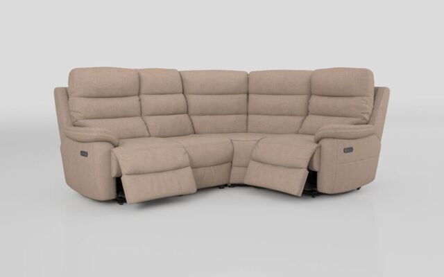 Ossett 2 Corner 1 Power Sofa with Head Tilt  - poltronesofà at ScS