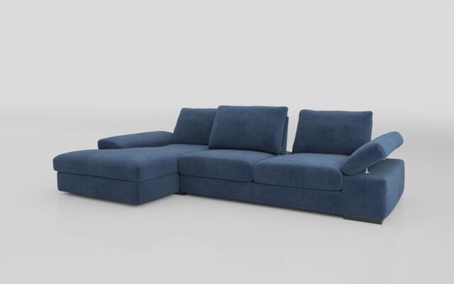 Savazza 4 Seater Sofa with Adjustable Back Rest Left Hand Facing Lounger - poltronesofà at ScS