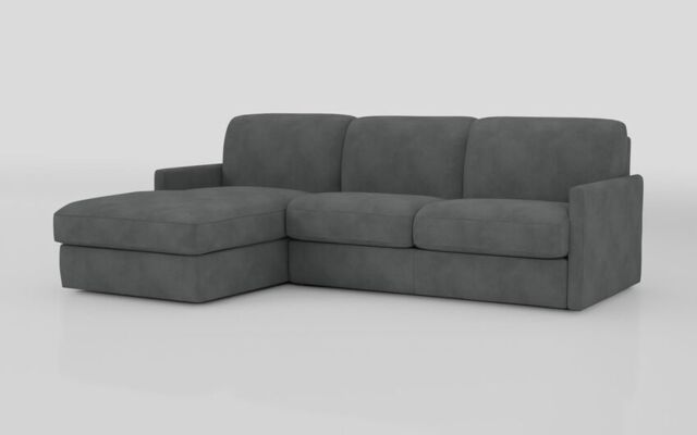 Barete Slim Arm 4 Seater Sofa Bed with Left Hand Facing Large Lounger - poltronesofà at ScS