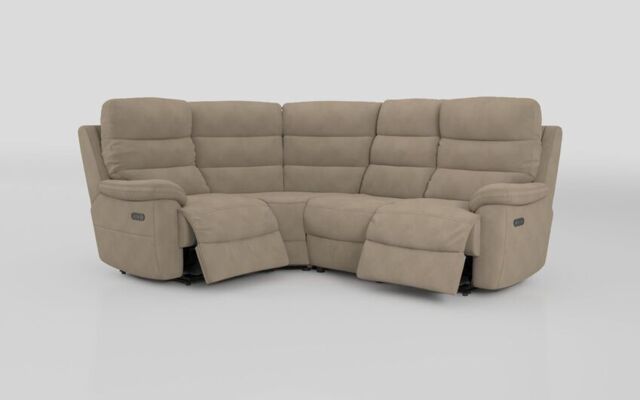 Ossett 1 Corner 2 Power Sofa with Head Tilt - poltronesofà at ScS