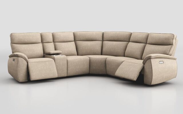 Solara 2 Corner 2 Power with Regular Storage Console - poltronesofà at ScS