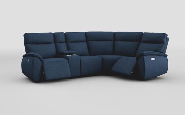 Solara 2 Corner 1 Power with Regular Storage Console - poltronesofà at ScS