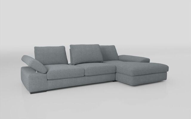 Savazza 4 Seater Sofa with Adjustable Back Rest Right Hand Facing Lounger - poltronesofà at ScS
