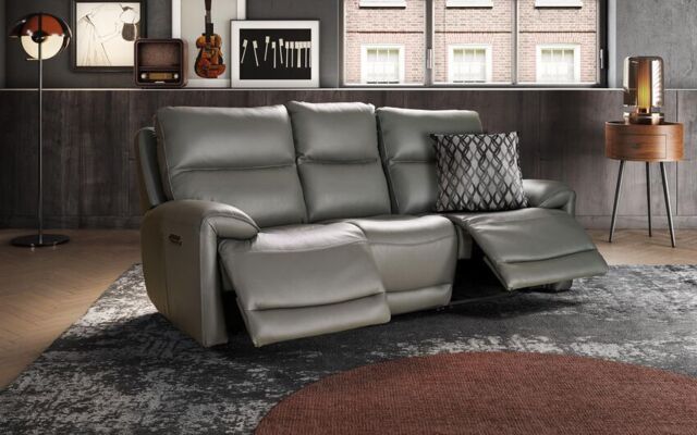 Caldbeck Express 3 Seater Power Recliner with Power Head Tilt, Lumbar & Heat  - poltronesofà at ScS - Quick Delivery Sofas