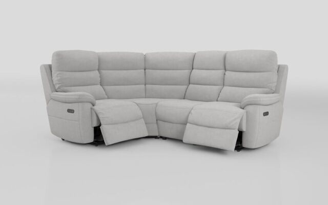 Ossett 1 Corner 2 Power Sofa with Head Tilt  - poltronesofà at ScS